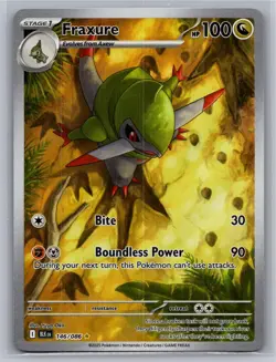 Fraxure 146/086 Holo Illustration Rare Black Bolt Pokemon Near Mint - Image 1