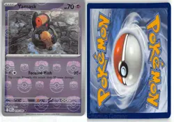Yamask 039/086 Masterball Reverse Holo White Flare Pokemon Reverse Holo NM Toujo - Image 3