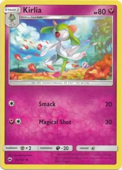 Pokemon - Kirlia - 92/147 - Uncommon - Sun & Moon Burning Shadows - NM - Image 1
