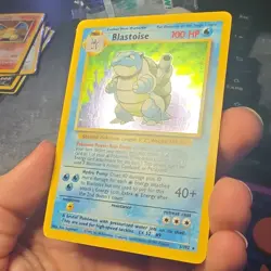 Pokemon TCG Blastoise 2/102 Base Set Holo Rare English 1999 100HP WOTC - Image 2