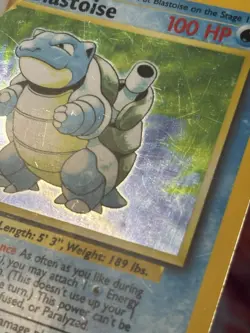 Pokemon TCG Blastoise 2/102 Base Set 1999-2000 4th Print Vintage WOTC HP - Image 4