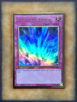 Yugioh Torrential Tribute MGED-EN052 Gold Rare 1st Ed NM - Image 1