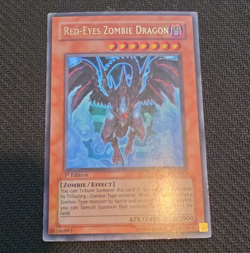 Yu-Gi-Oh! TCG Red-Eyes Zombie Dragon SDZW-EN001 Common Foil 1st Ed EN Effect - Image 1