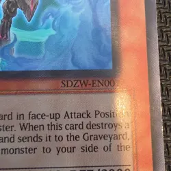 Yu-Gi-Oh! TCG Red-Eyes Zombie Dragon SDZW-EN001 Common Foil 1st Ed EN Effect - Image 2
