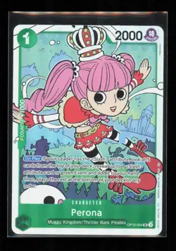 Perona OP12-034 Super Rare Legacy of the Master One Piece Near Mint - Image 1