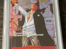 PSA 10 GEM MINT 2024 ONE PIECE JAPANESE MANGA ALTERNATE ART OP09-004 SHANKS - Image 4