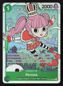 Perona SR OP12-034 NM - One Piece TCG - Image 1
