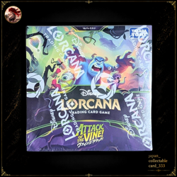 Attack of The Vine Booster Box Disney Lorcana Japanese New Sealed w/shrink 2026 4521329331737 - Image 1