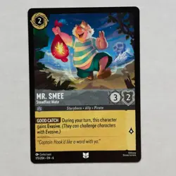 Mr. Smee 175/204 Disney Lorcana Azurite Sea Regular Uncommon Card NM - Image 1