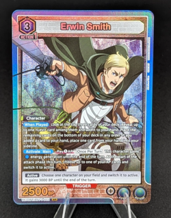 Union Arena Erwin Smith UE10BT/AOT-1-002 (SR) UE10BT: Attack on Titan - Image 1