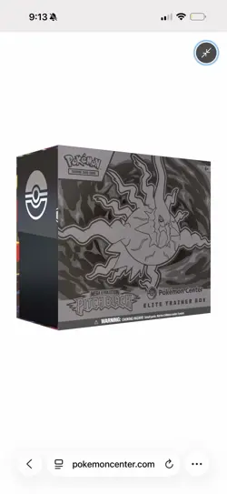Presale Pitch Black POKEMON CENTER PKC Elite Trainer Box ETB PRESALE - Image 1
