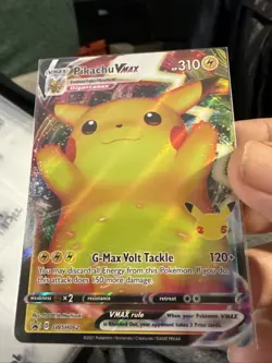 Pokemon Pikachu VMAX SWSH062 Celebrations Black Star Promo Card NM/Mint R101 - Image 1