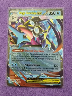 Mega Greninja ex MEP 081 Black Star Promo Pokemon Card - Image 1