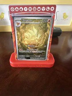 Pokemon TCG Ninetales 199/197 2023 Obsidian Flames Illustration Rare Card NM - Image 1