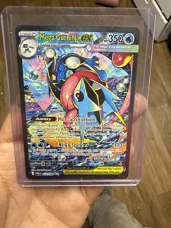 Mega Greninja EX 116/086 BREAKpoint Ultra Rare Full Art Holo English 350 HP - Image 1