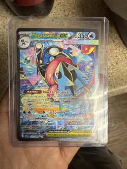 Mega Greninja EX 116/086 BREAKpoint Ultra Rare Full Art Holo English 350 HP - Image 2