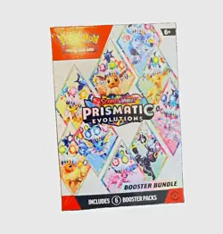 Pokemon TCG Prismatic Evolutions Booster Bundle - 6 Packs - Image 1