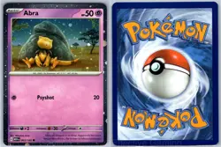 Abra (Cosmos Holo) 063/165 Promo Miscellaneous Cards & Products Pokemon NM Arita - Image 3