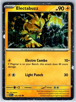 Electabuzz (Cosmos Holo) 125/165 Miscellaneous Cards Pokemon NM Empire - Image 1