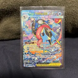 Mega Greninja EX 116/086 Full Art Holo Pokemon TCG Water Ninja Card Psa WorthyU - Image 1