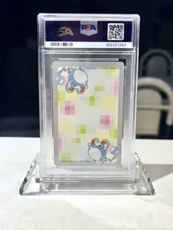 PSA 9 -2000 POKEMON SILVER VERSION PART 2 PLAYING CARDS JACK OF SPADES DELIBIRD - Image 2