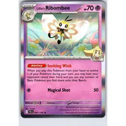 Lillie's Ribombee 67/159 Journey Together Pokemon Card Rare Holo NM TCG singles - Image 1