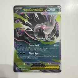Mega Darkrai EX 048/084 Pitch Black Holo Rare Pokemon Card NM 48 Double Rare - Image 1