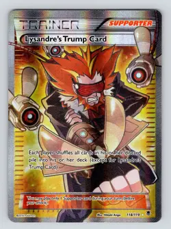 Lysandre’s Trump Card 118/119 Holo Ultra Rare Pokemon Card LP* - Image 1