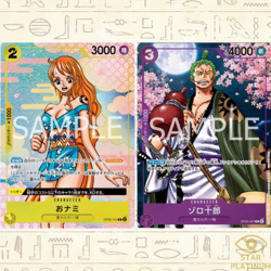 Nami OP06-101 Zoro OP05-067 Promo Japanese ONE PIECE Card 2nd ANNIVERSARY - Image 2