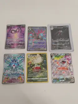Pokemon Sealed Promo/Palafin Illustration Rares/Full Art Holo Cards - Image 1
