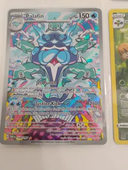 Pokemon Sealed Promo/Palafin Illustration Rares/Full Art Holo Cards - Image 4