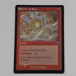MTG Strike It Rich Foil (Retro Frame) Modern Horizons 2 Magic The Gathering NM+ - Image 1