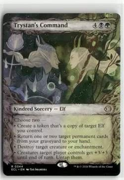 Trystan's Command Showcase Lorwyn Eclipsed MTG NM - Image 1