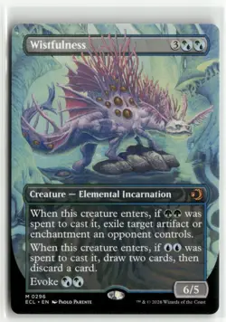Wistfulness Borderless Lorwyn Eclipsed MTG NM - Image 1