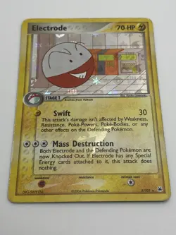 Electrode 5/101 Reverse Holo Rare EX Hidden Legends Pokemon Card - HP - Image 2