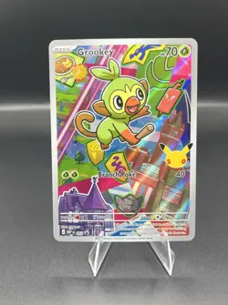 Grookey 052 Pokemon TCG First Partner Illustration Collection Series 2 Promo NM - Image 1