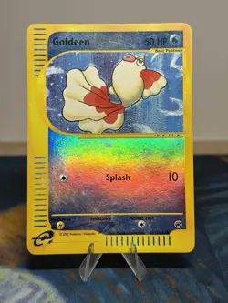 Goldeen 111/165 Reverse Holo Common Expedition Pokemon E Reader Series Card - Image 1