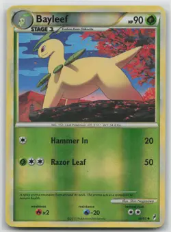Bayleef 40/95 Uncommon Call of Legends Pokemon Reverse Holo Lightly Played - Image 1