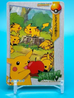 Pikachu Anime Collection Pokemon Card Game Japanese Nintendo Made In Japan F/S a - Image 1