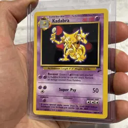 KADABRA - 46/130 - Base Set 2 - Pokemon Card - NM Vintage WOTC TCG Nintendo Vtg - Image 2
