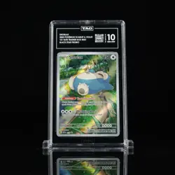 Snorlax Scarlet & Violet 151 Black Star Promo #051 Pokemon Card TAG 10 Gem Mint - Image 1