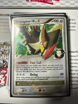 Pokemon TCG Staraptor FB LV.X Holo Rare Card 147/147 Platinum Supreme Victors - Image 1