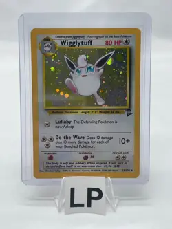 Pokemon TCG Base Set 2 Wigglytuff 19/130 Rare Holo LP Vintage WoTC 2000 - Image 5