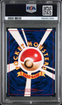 1996 POKEMON BASE SET JAPANESE #13 WEEDLE PSA 9 - Image 2