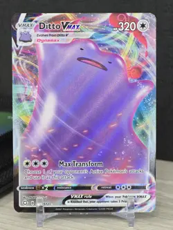 Pokemon Card TCG Ditto VMAX 051/072 Shining Fates 2021 Ultra Rare Holo NM - Image 1