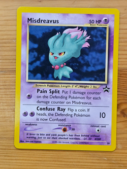 Misdreavus - Pokemon Card - Black Star Promo - Rare - 39 - WOTC - MP. - Image 1