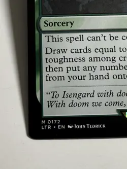 MTG Last March of the Ents LTR 172 - Lord of the Rings Card - Image 2