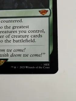 MTG Last March of the Ents LTR 172 - Lord of the Rings Card - Image 3
