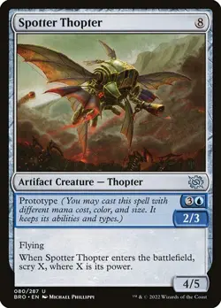 1x Spotter Thopter NM Eng MTG - The Brothers' War - Image 1