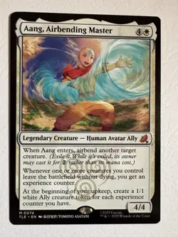 Aang, Airbending Master #74 MTG Avatar: The Last Airbender: Eternal TLE NM - Image 1